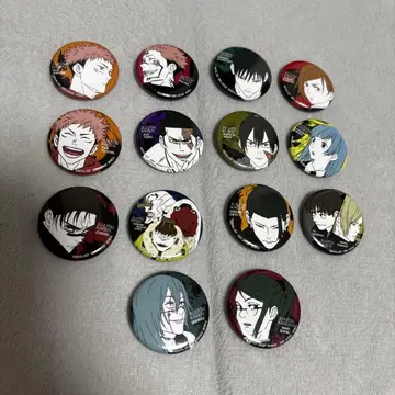 주술회전 제일복권 L상 캔뱃지 세트