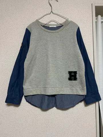 Hush Puppies M 긴팔 상의 그레이 네이비