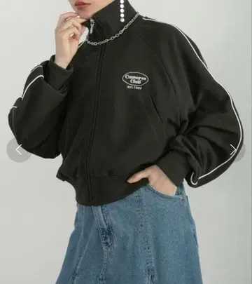 rageblue 컨버스 로고 자수 숏 트랙 자켓