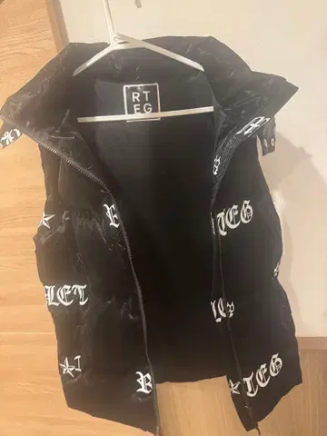 RTG 블랙 광택 다운 자켓 M 사이즈