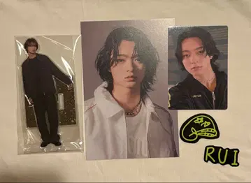 라스피 RUI 아크릴 스탠드 포토 카드 엽서 네임 스티커