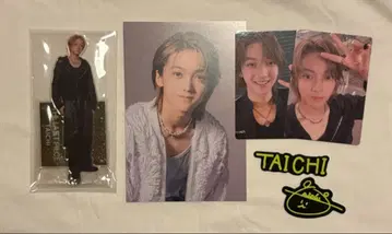 라스피 TAICHI 아크릴 스탠드 엽서 포토 카드 네임 스티커