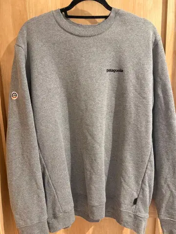 patagonia 그레이 크루넥 트레이닝복