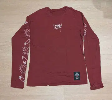 LiSA CORE 2018 라이브 롱 T셔츠 빨간색 긴팔 티셔츠