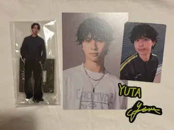 라스피 YUTA 아크릴 스탠드 엽서 포토 카드 네임 스티커