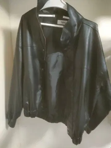 PUBLUX 합성 피혁 자켓 L 사이즈 블랙