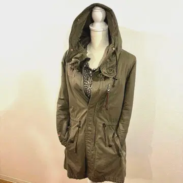 헤이세이 갸루 y2k 후드 밀리터리 자켓 그런지 맥브링