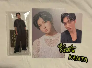 라스피 KANTA 아크릴 스탠드 엽서 포토 카드 네임 스티커