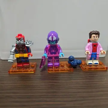 레고 스파이더맨 스파이더버스 71050 미니 피규어 3체 세트