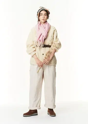 45R 인도 메리노울 머플러