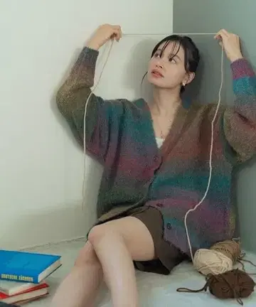 [ FREAK'S STORE ] 그라데이션 루프 니트 2way 가디건