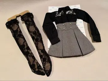 50cm 사이즈 인형용 의류와 9-10인치 인형 가발 세트