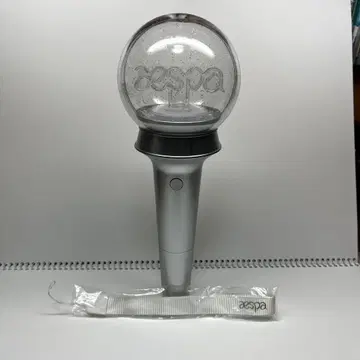 aespa 응원봉 실버 스트랩 포함
