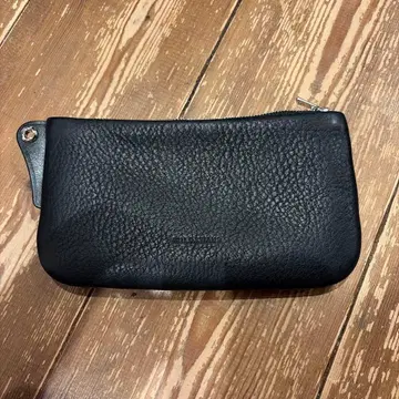 와일드 스완스 노마 블랙 가죽 파우치