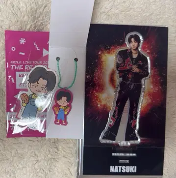 사와모토 나츠키 아크릴 스탠드 러버 키링 EXILE THE REASON