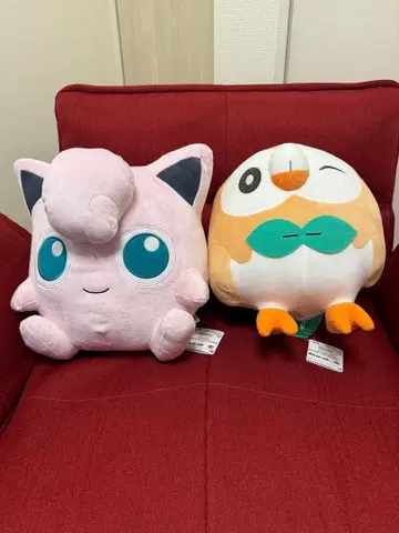 포켓몬스터 메챠모후굿토 봉제 인형 푸딩 모크로 2점 세트
