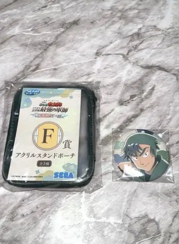 닌타마 란타로 식만류삼랑 캔뱃지 아크릴 스탠드 파우치 세가 럭키 쿠지