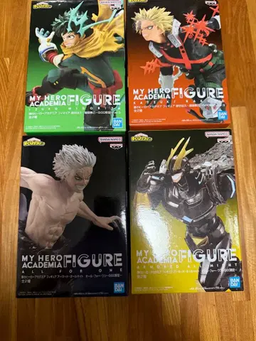 나의 히어로 아카데미아 GIGO 한정판 피규어 4종 세트