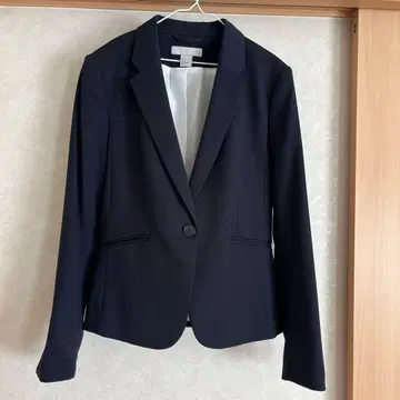 H&M 테일러드 자켓 M 사이즈 네이비