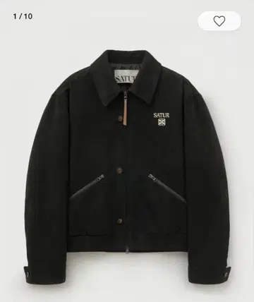SATUR 블랙 점퍼 블루종