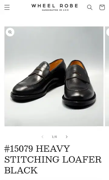 WHEEL ROBE 15079 HEAVY STITCHING LOAFER