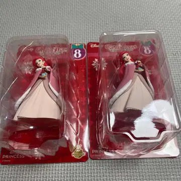 디즈니 프린세스 크리스마스 피규어 2체 세트