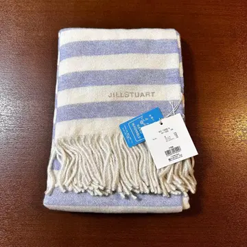 질스튜어트 JILLSTUART 스톨 머플러 보더 캐시미어