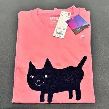 요네즈켄시 유니클로 콜라보 T셔츠 핑크 M사이즈