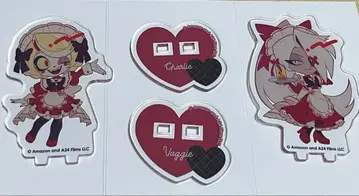 해즈빈 호텔 콜라보 카페 찰리 바기 미니 아크릴 스탠드