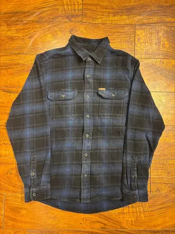 [ Orvis ] 헤비 플란넬 셔츠 옴브레 블루