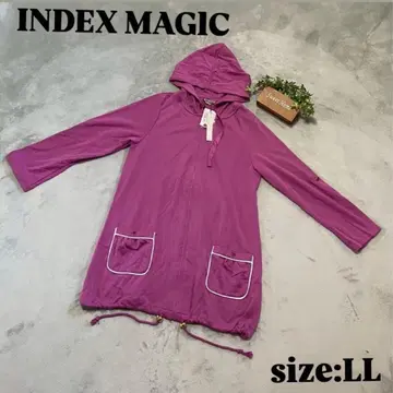 [ INDEX MAGIC ] 후드 부착 지퍼 후드티 핑크 ( LL )