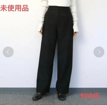 [ 미사용품 ] NINE 레이스 와이드 팬츠