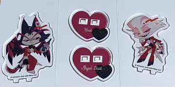 해즈빈 호텔 콜라보 카페 허스크 엔젤 더스트 미니 아크릴 스탠드