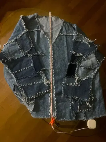 리메이크 데님 자켓