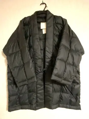 택 포함 새상품 남성용 다운 한텐 L 블랙