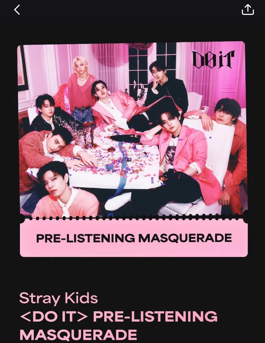 Former member!) SKZ buncheol DO IT pre-listening album + pre-order benefit 8