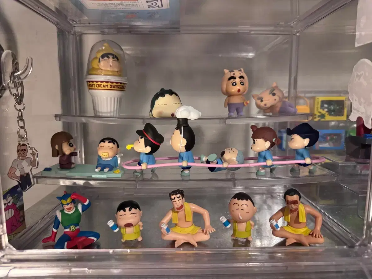 Crayon Shin-chan Gacha, Mini Figure, Rice Grain Figure