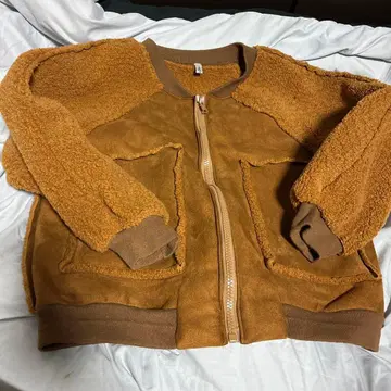 [구제 의류] 브라운 플리스 자켓 집업