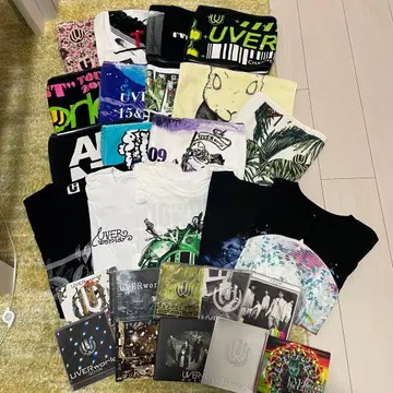 UVERworld CD.타월.T셔츠 묶음 판매