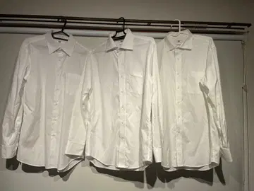 UNIQLO M 사이즈 긴팔 와이셔츠 3개 세트