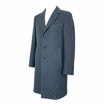 EGO TRIPPING 그레이 체스터 코트 울 혼방 3버튼