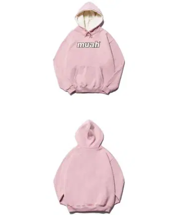 muahmuah 후디 핑크