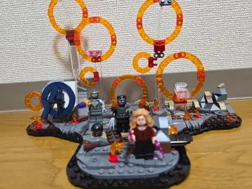 LEGO 마블 엔드 게임 최종 결전 76323 본체 미니 피규어 3개