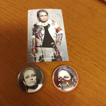 나이트메어 로토 캔 배지 히츠 스티커 포함