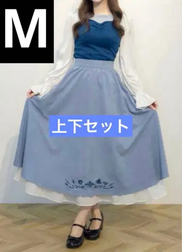 [ 새상품 택 포함 ] 시마무라 디즈니 아리엘 바운드 상의 & 스커트 M