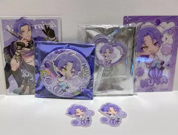 KUYA 캔뱃지 세트 보라색