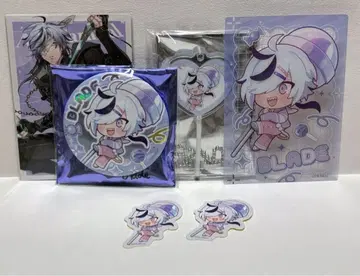 BLADE 스티커 엽서 클리어 파일 캔뱃지 세트