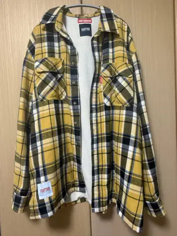 PANTY DROPPER x FLUTTER 콜라보 체크 셔츠