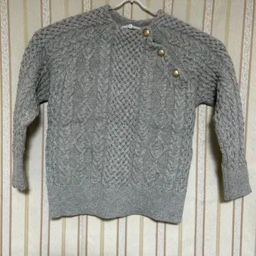 SHIPS 케이블 니트 스웨터 그레이