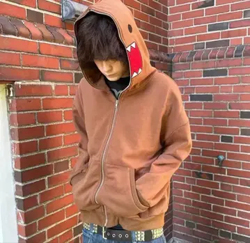 도모군 풀 집업 후드티 SK8